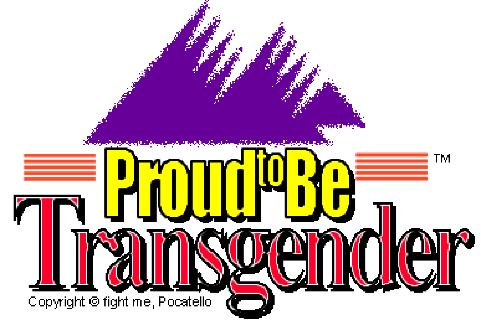 proud to be transgender